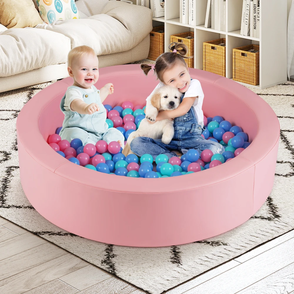 Promotion 42,5" Apvalus Putų Kamuoliukų Baseinas Rožinis