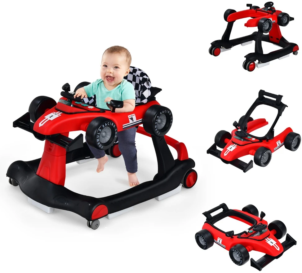 Promotion 4in1 sulankstomas vaikštynė raudona