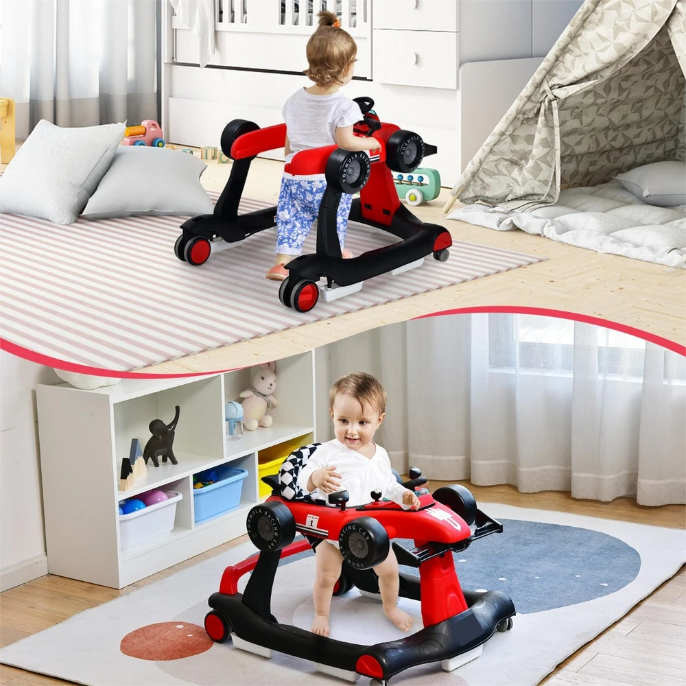 Promotion 4in1 sulankstomas vaikštynė raudona