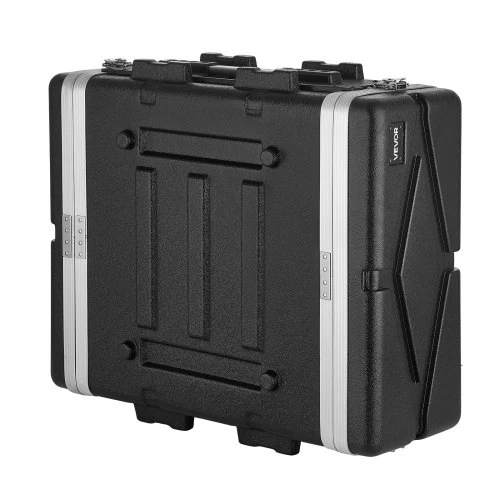 VEVOR 4U rack dėklas, ABS, 48 cm gylis, skirtas stiprintuvams ir DJ mikseriams