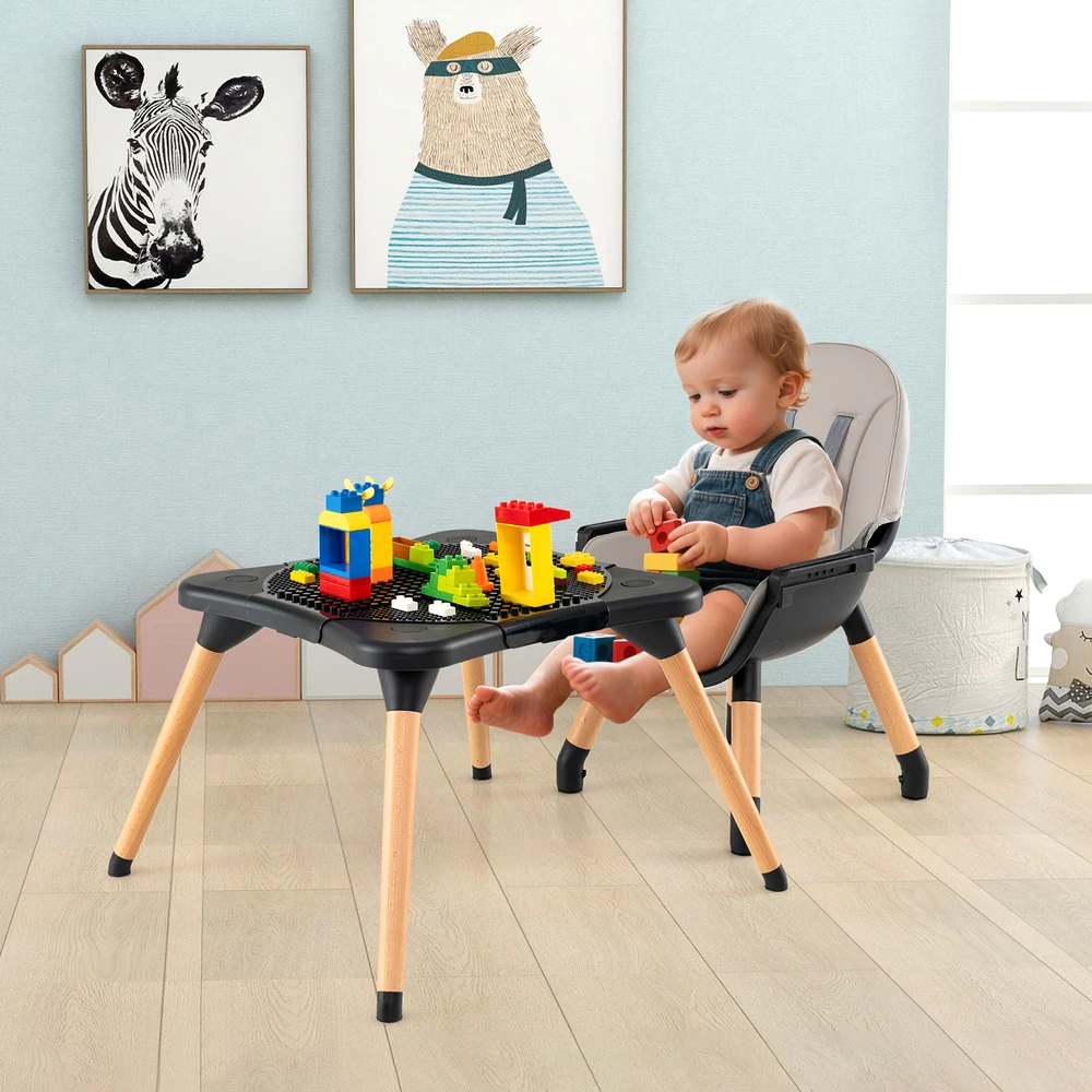 Promotion 6-in-1 kūdikio aukštas kėdė, juoda