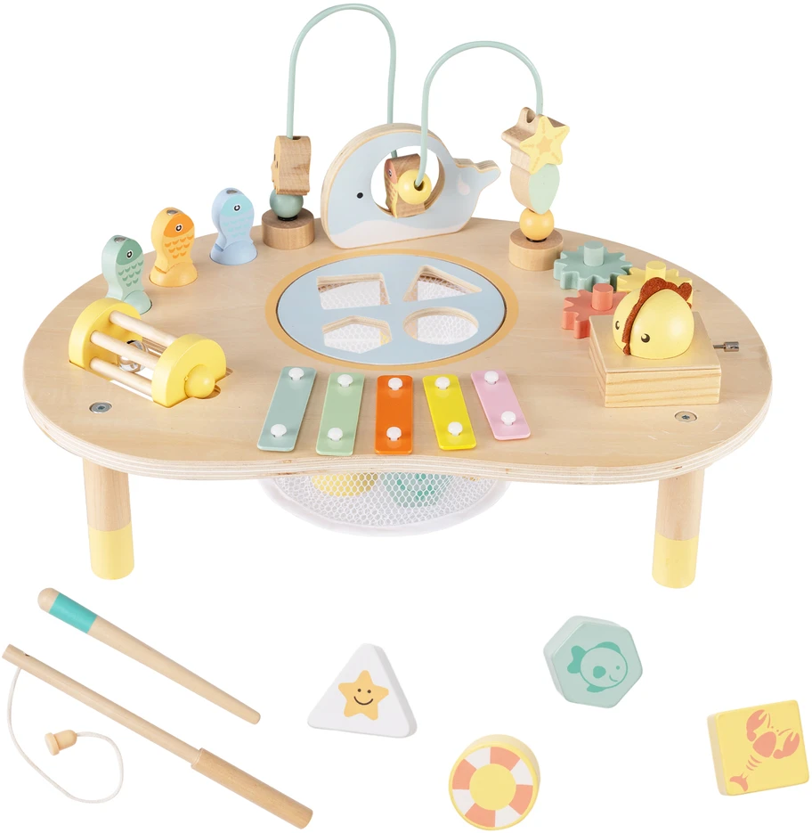 Promotion 7-in-1 Montessori veiklos stalas vaikams 12+ mėn