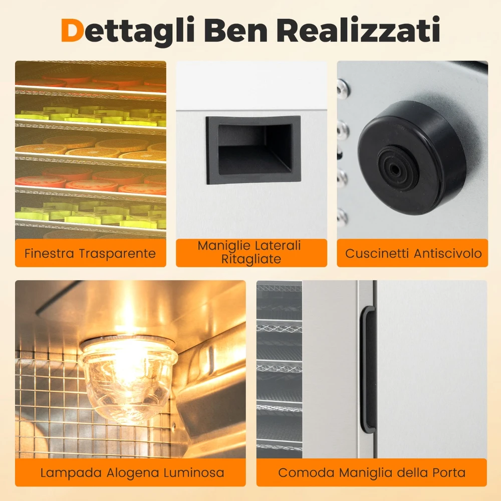 Promotion 850W Vaisių Džiovyklė su Laikmačiu