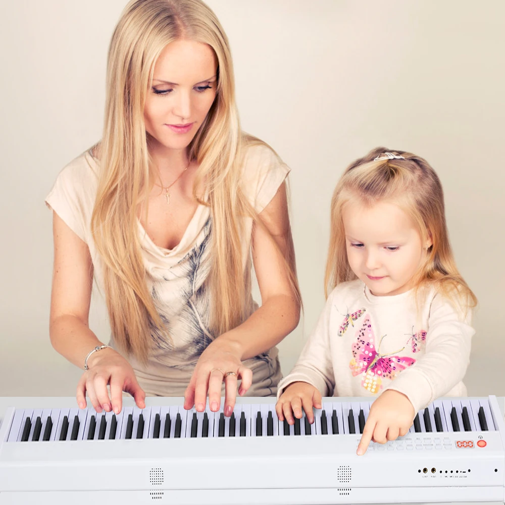 Promotion 88 klavišų skaitmeninis pianinas baltas