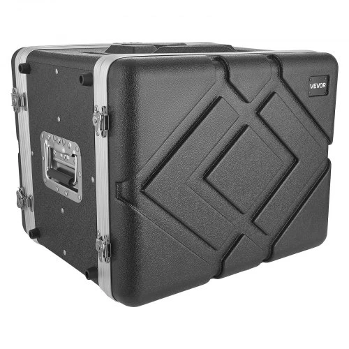 VEVOR 8U rack dėklas, ABS, 310 mm gylis, 47 x 45,6 x 56,5 cm
