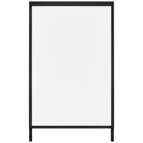 VEVOR A formos šaligatvio reklaminis stendas HS-H36, dvipusis, plieno, 61 x 91 cm