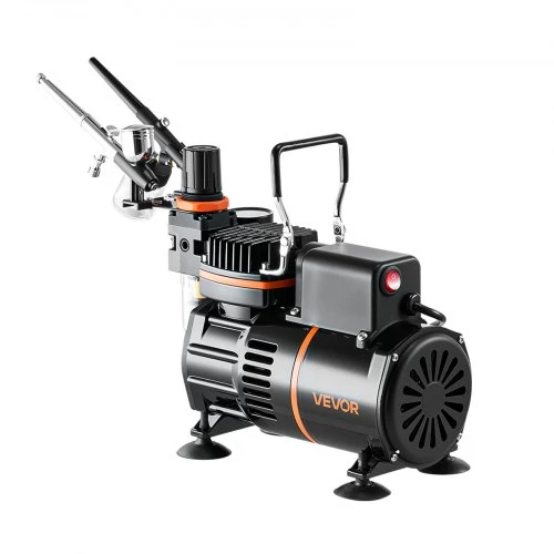 VEVOR Aerografo rinkinys su kompresoriumi TC-20, 120 W, 3 vnt.