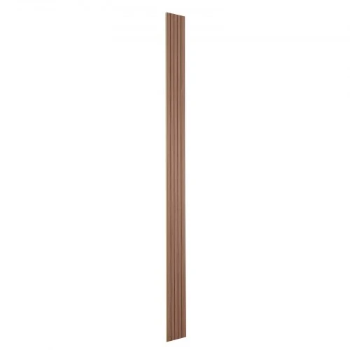 Koduva Akustinės sienų lamelės VEVOR, WPC, pilkas ąžuolas, 8 vnt., 245 x 16,6 cm
