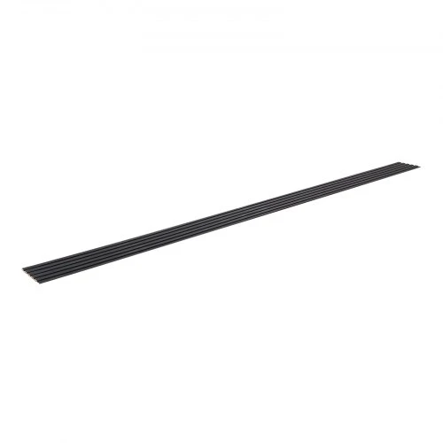 Koduva Akustinės sienų lamelių plokštės VEVOR, WPC, matinė juoda, 8 vnt., 245 x 17 cm