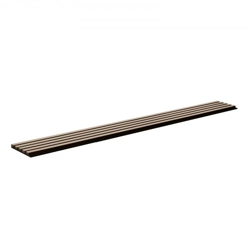 Koduva Akustinės sienų lamelių plokštės VEVOR, MDF, sidabro medžio spalva, 240 x 20 cm, 4 vnt.