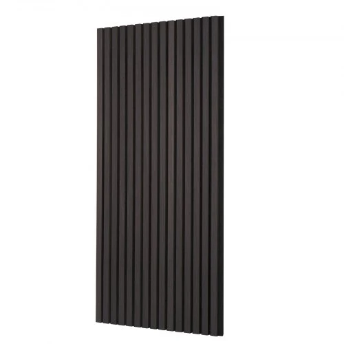 Koduva Akustinės sienų plokštės su lentjuostėmis VEVOR, MDF, juodas ąžuolas, 120 x 60 x 2,1 cm, 4 vnt.