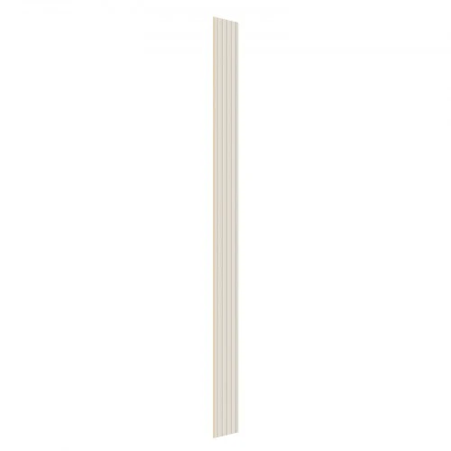 Koduva Akustinės sienų plokštės VEVOR, WPC, matinė balta, 8 vnt., 245 x 17 cm
