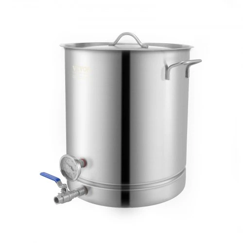 Koduva Alaus virimo katilas VEVOR P4048, nerūdijantis plienas, 60,6 l, 40 x 40 x 48 cm