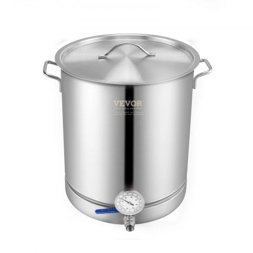 Koduva Alaus virimo katilas VEVOR P4048, nerūdijantis plienas, 60,6 l, 40 x 40 x 48 cm