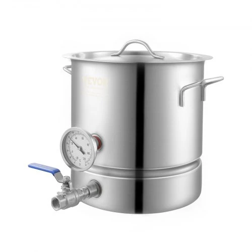 Koduva Alaus virimo puodas VEVOR P2829, nerūdijantis plienas, 18,9 l, 28 x 29 cm
