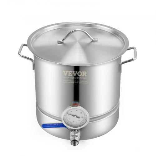 Koduva Alaus virimo puodas VEVOR P2829, nerūdijantis plienas, 18,9 l, 28 x 29 cm