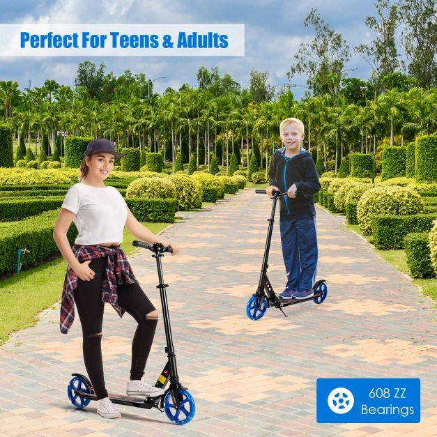 Promotion Aliumininis sulankstomas paspirtukas su LED ratukais