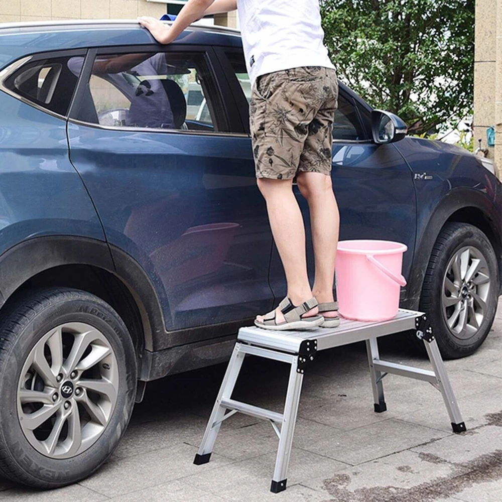 Promotion Aliuminio sulankstoma darbo platforma su saugos užrakinimu