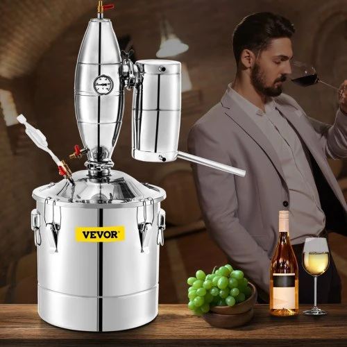 Koduva Alkoholio distiliatorius VEVOR, 30 l, nerūdijantis plienas