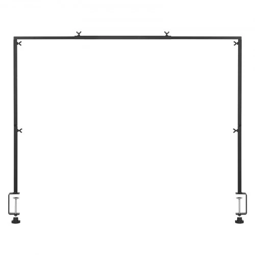 Koduva Ant stalo montuojamas strypo stovas VEVOR su spaustukais, metalinis, juodas, reguliuojamas 33-107 cm / 71-249 cm