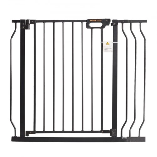 Koduva Apsauginiai varteliai VEVOR B3312, juodi, 75-99 x 76 cm