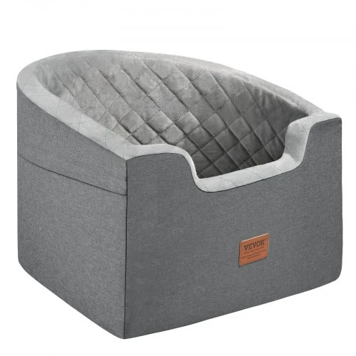 VEVOR Augintinio automobilinė kėdutė, tamsiai pilka, 56 x 51 x 41 cm, šunims iki 25 kg