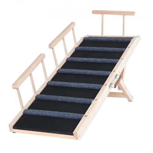 VEVOR Augintinio rampa ATSA2025, medinė, reguliuojama 35-70 cm, 120 x 42 cm