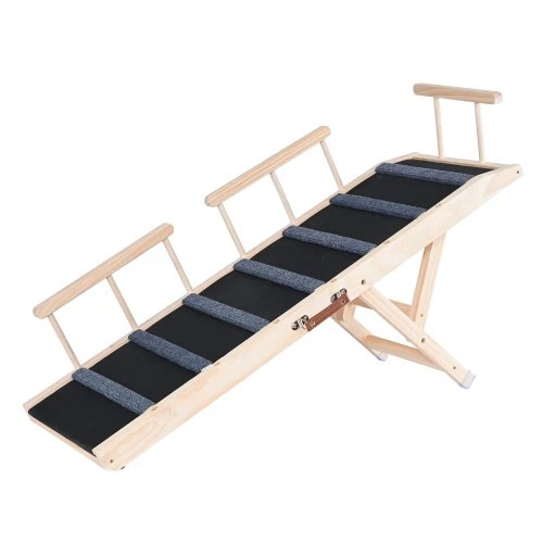 VEVOR Augintinio rampa ATSA2025, medinė, reguliuojama 35-70 cm, 120 x 42 cm