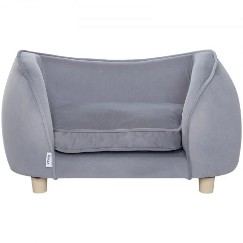 VEVOR Augintinio sofa SF-1492S, mažiems šunims ir katėms, tamsiai pilka, 69 x 38 x 38 cm