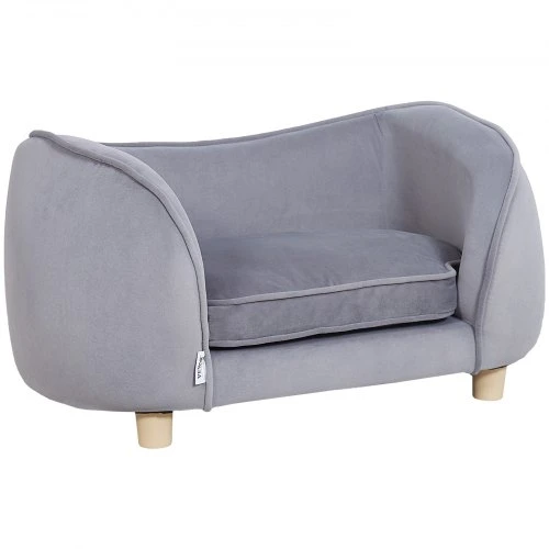 VEVOR Augintinio sofa SF-1492S, mažiems šunims ir katėms, tamsiai pilka, 69 x 38 x 38 cm