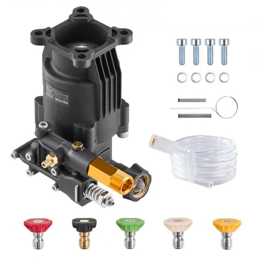 VEVOR Aukšto slėgio plovyklos siurblys QXB-1, horizontalus, 19 mm velenas, 241 bar, 9,5 l/min