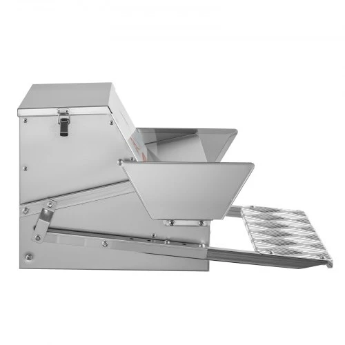 VEVOR Automatinė paukščių lesyklė, cinkuotas plienas, sidabrinė, 11,34 kg, 48-54 x 42,5 x 28 cm
