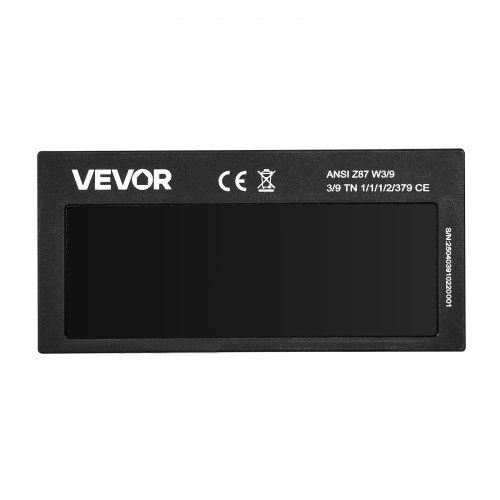 Koduva Automatinio tamsėjimo suvirinimo lęšis VEVOR TC108, 108 x 51 mm, 10 atspalvio, su 2 lanko jutikliais
