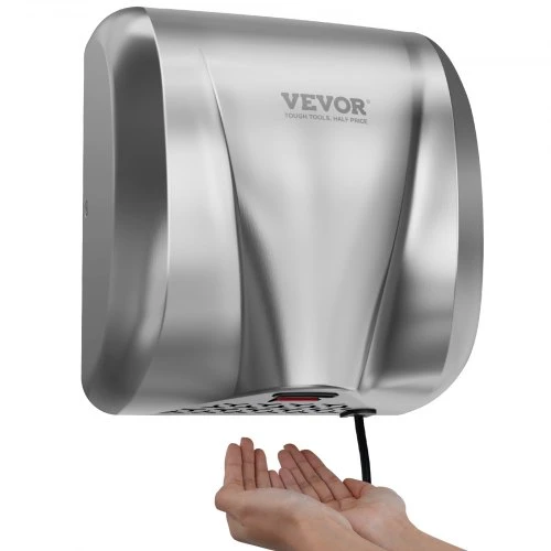 Koduva Automatinis rankų džiovintuvas VEVOR K2017, 1800 W, nerūdijantis plienas, 33 x 30 x 18 cm