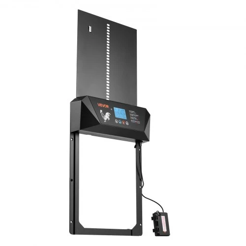 Koduva Automatinis vištidės durų atidarytuvas VEVOR M7B, aliuminio lydinys ir ABS, 41 x 33 x 9 cm