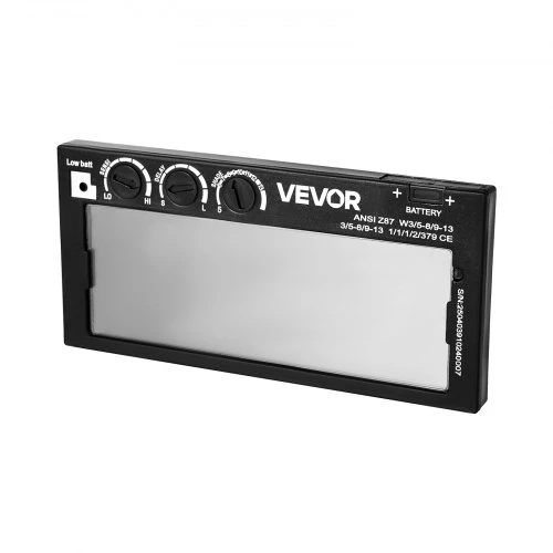 Koduva Automatiškai tamsėjantis suvirinimo lęšis VEVOR TC108S, 108 x 51 mm, atspalvis 5-13