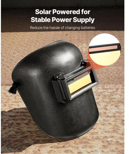 Koduva Automatiškai tamsėjantis suvirinimo lęšis VEVOR TC108S, 108 x 51 mm, atspalvis 5-13