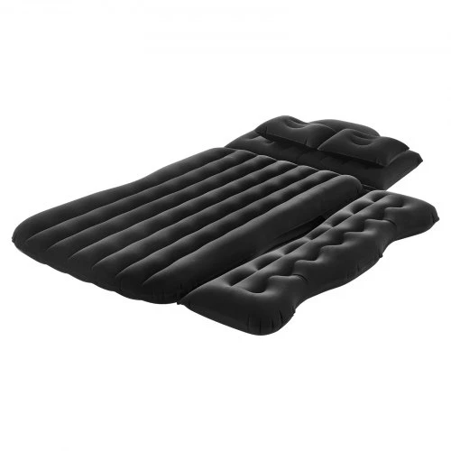 VEVOR Automobilinis pripučiamas čiužinys X1, juodas, 186 x 113 x 12 cm, su pompa ir 2 pagalvėmis