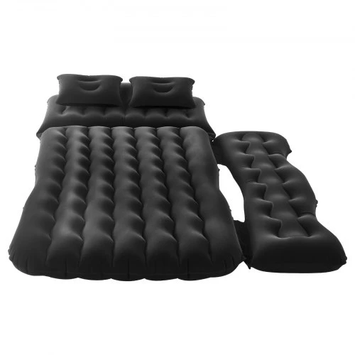 VEVOR Automobilinis pripučiamas čiužinys X1, juodas, 186 x 113 x 12 cm, su pompa ir 2 pagalvėmis
