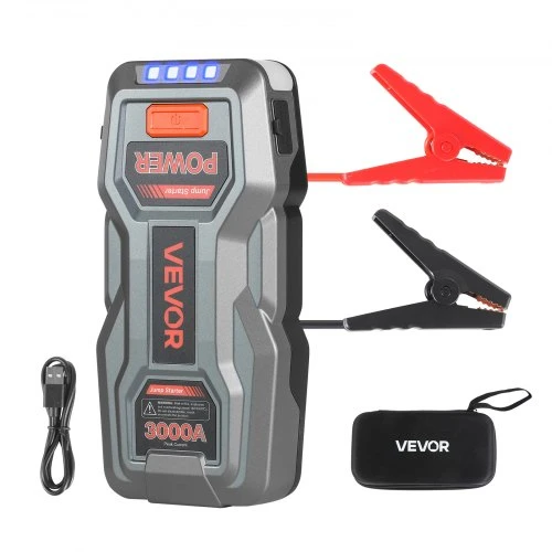 VEVOR Automobilio paleidimo įrenginys H18, 3000 A, 12 V, 16000 mAh