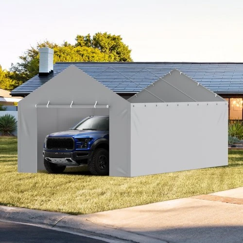 Koduva Automobilio pastogės keičiamas šoninis uždangalas VEVOR, pilkas, 610 x 364 cm