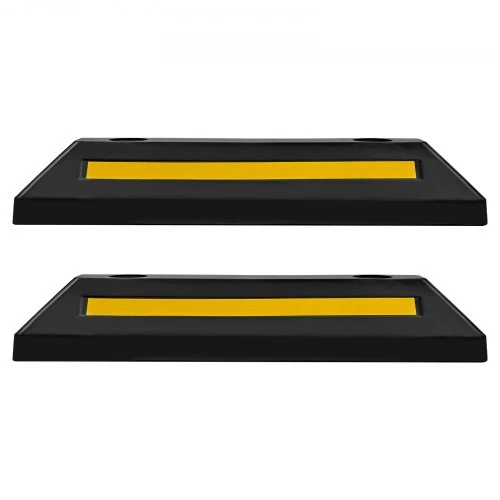 VEVOR Automobilio ratų atrama RB226, guminė, 2 vnt., 55 x 16 x 9 cm