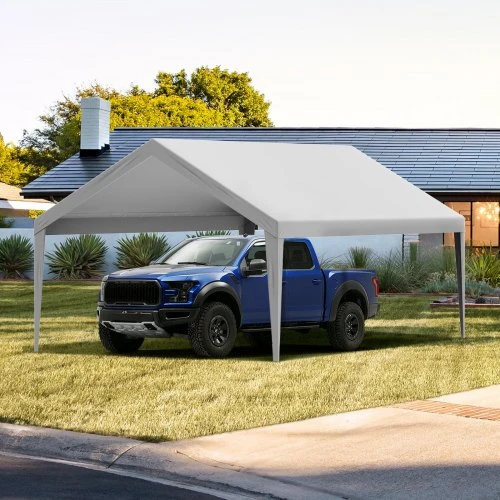 Koduva Automobilio stoginės pakaitinis uždangalas VEVOR, pilkas, 610 x 394 cm