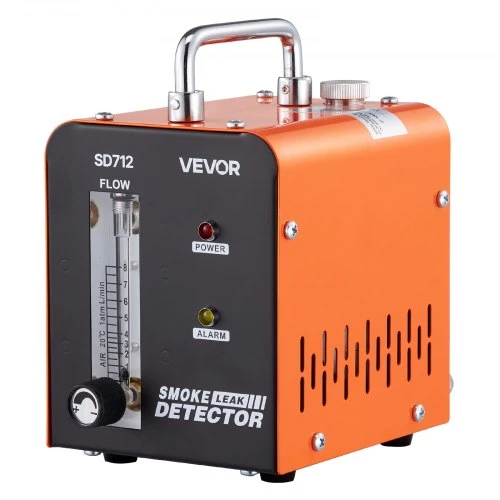 VEVOR Automobilių dūmų nuotėkio detektorius SD712, DC 12 V, juodas/oranžinis