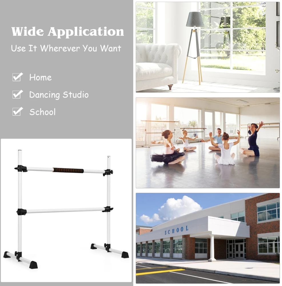 Promotion Ballet barre, pilka, 124,5 x 71,1 x 119,4 cm