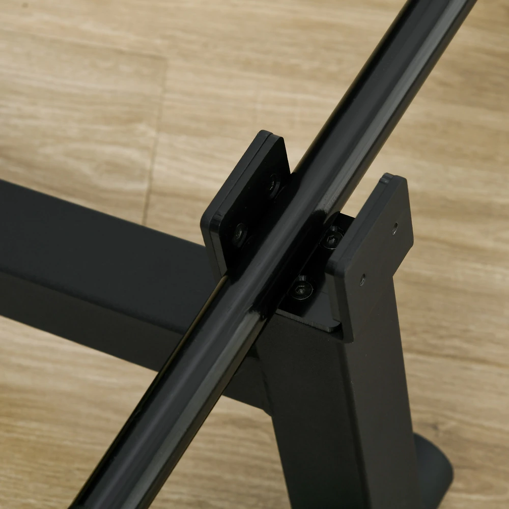 Aosom Barbell jack, juodas, 50 x 12 x 33 cm, 200 kg