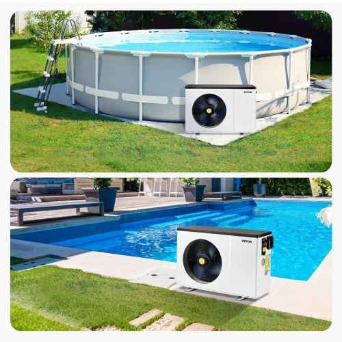 Koduva Baseino šilumos siurblys VEVOR VBPYCE-70, 1.48-7.11 kW, 15-30 m³ antžeminiams baseinams