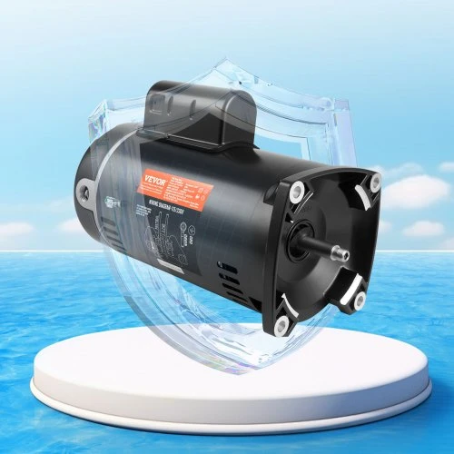 Koduva Baseino siurblio variklis VEVOR HM16058LCb, 0,75 kW, 56Y rėmas, 115/230 V