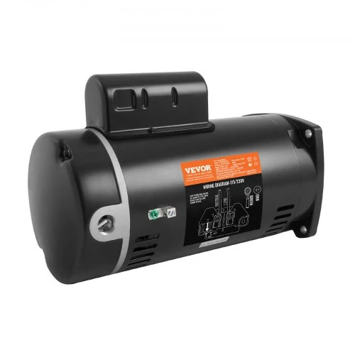 VEVOR Baseino siurblio variklis HM16075LCb, 56Y rėmas, 115/230 V, 3450 RPM