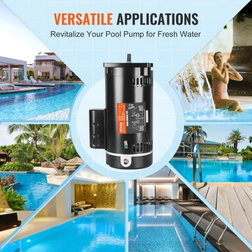 Koduva Baseino siurblio variklis VEVOR HM16085ECb, 56Y rėmas, 230 V, 3450 RPM